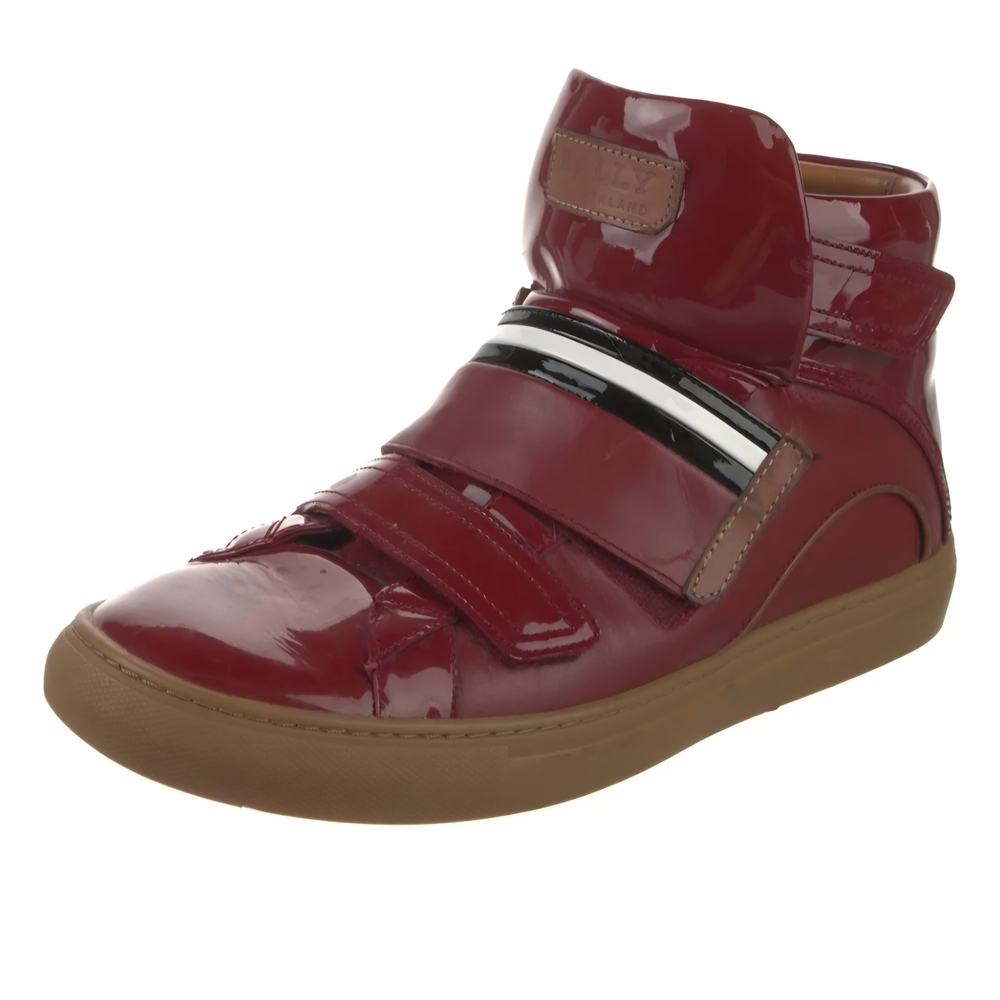 Bally Patent Leather Printed Sneakers (UNISEX) US Men's 7 Women's US 8.5